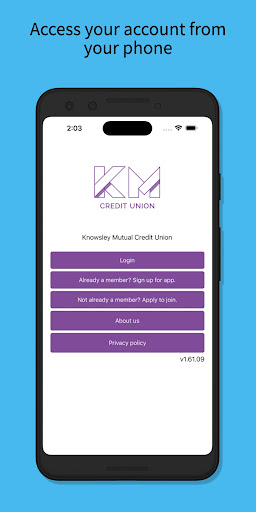 Android application Knowsley Mutual Credit Union screenshort