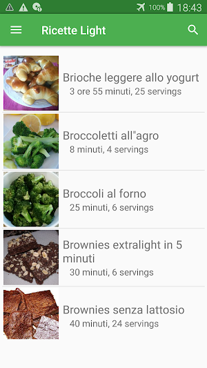 Ricette light di cucina gratis in italiano offline screenshot 3
