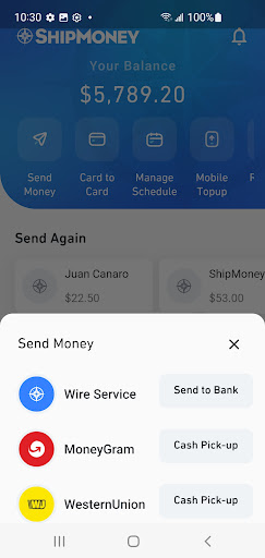ShipMoney Screen 3