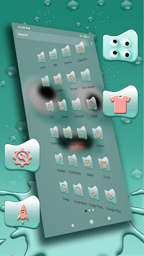 Cartoon Face Cute Theme Screen 3