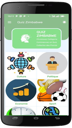 Android application Quiz Zimbabwe screenshort