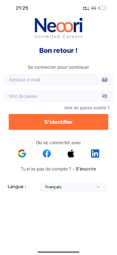 Android application Neoori screenshort