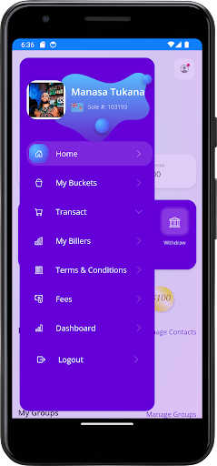 Android application Sole - Fintech Fiji screenshort
