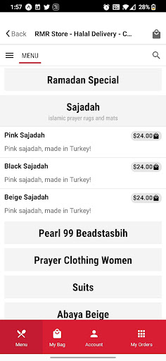 Halal Delivery Screen 2