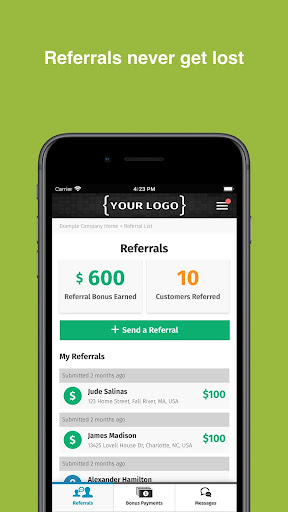 Referral Reactor Screen 2
