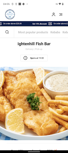 Android application Ightenhill Fish Bar screenshort