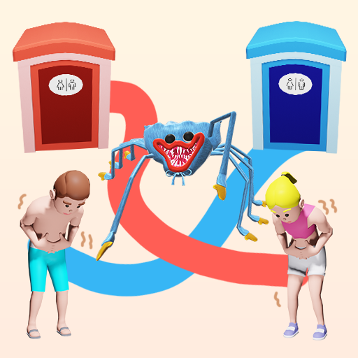 Toilet 3D race: Monster chase  Icon
