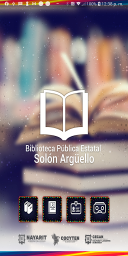 Android application Biblioteca Solón Argüello screenshort