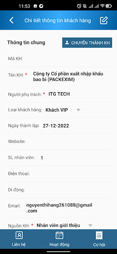 3S CRM Screen 3