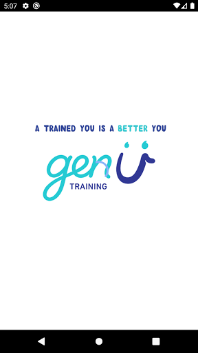 Android application genU Training Online LMS screenshort
