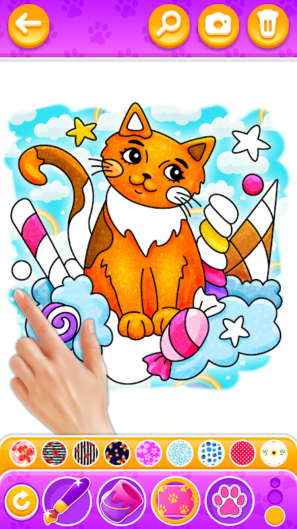 Glitter Kitty Cats Coloring MOD APK 03