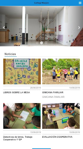 Android application Manjón School screenshort