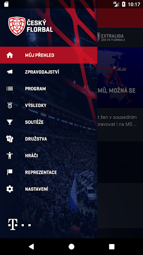 Android application Český florbal screenshort