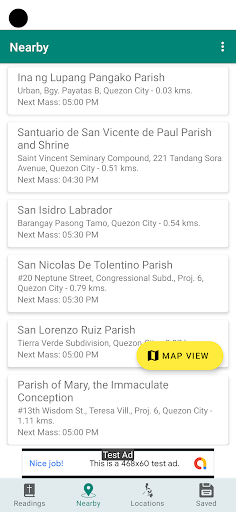 Mass Schedules Philippines Screen 3