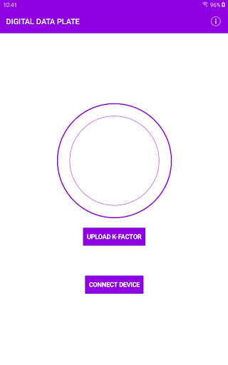 Android application Digital Data Plate screenshort