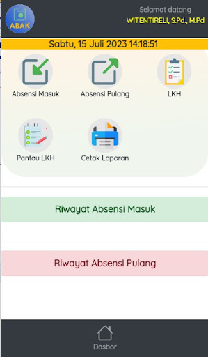 ABAK - Absen Analisis Kinerja Screen 3