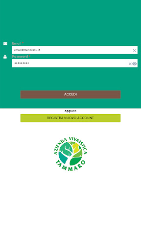 Android application Vivai Tammaro screenshort