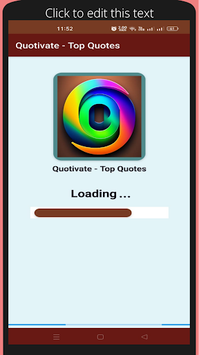 Android application Quotivate-Motivational Quotes screenshort