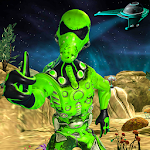 Cover Image of ดาวน์โหลด Area 51 Green Grandpa Alien ga  APK