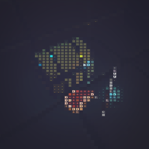 DUNGE: DUNGEON ESCAPE ASCII logo