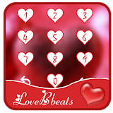 Love heartbeats gleam theme icon
