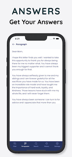 Ask AI - Character AI Chatbot Screen 3