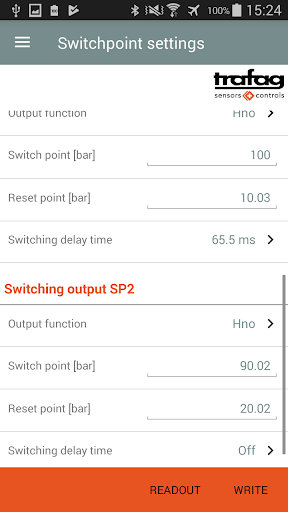 Sensor Master Communicator Screen 2