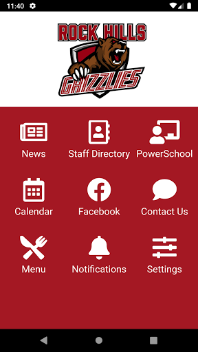 Android application Rock Hills Schools screenshort
