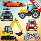 Vehicles and cars for toddlers icon