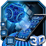 3D Digital World Tech Theme icon