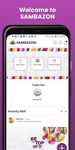 Android application Sambazon screenshort