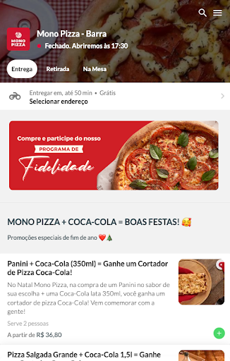 Mono Pizza Screen 2