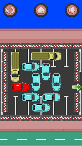 Android application valet car out parking screenshort