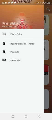 Android application Panduan Pijat Refleksi Tubuh screenshort