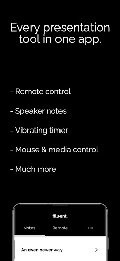 Android application The Presentation Master. screenshort