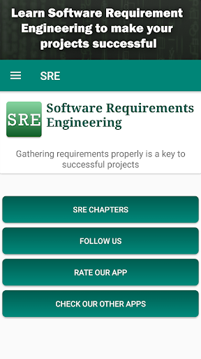 Software Requirement Engr. SRE Screen 3