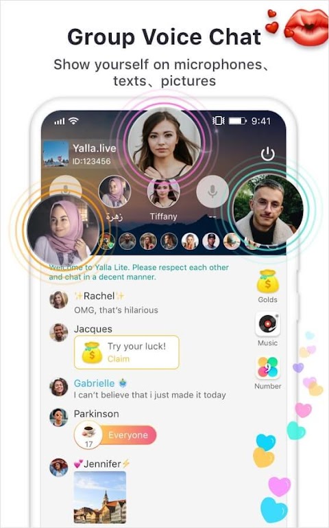 Yalla Lite - Group Voice Chatのおすすめ画像3