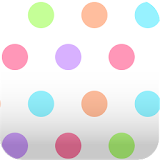 colorful polkadots wallpaper icon