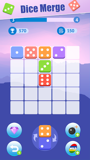 Android application Dice Merge : Puzzle Game screenshort
