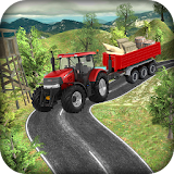 Real Tractor Cargo Transport : Offroad 3D Sim 2017 icon