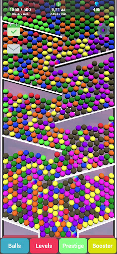 Android application Idle Balls - Builder screenshort