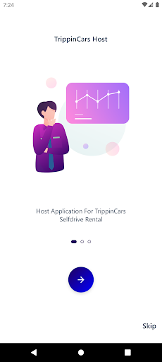 Android application TrippinCars Host - Self Drive screenshort