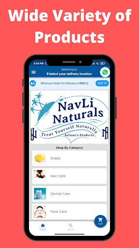 NavLi Naturals Screen 3