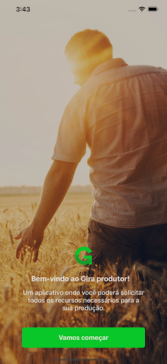 Android application GIRA - Carteira do Produtor screenshort