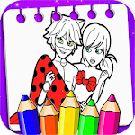 Cover Image of ダウンロード Coloring lady girls bug and cat noire 2.1.0 APK