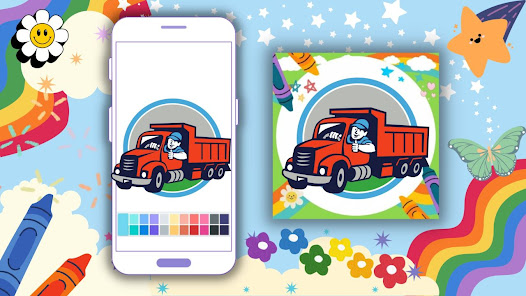Coloring Book: Truck Driver 1.2 APK + Mod (Free purchase) for Android