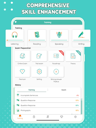 Screenshot of Migii Prep – TOEIC® L&R Test