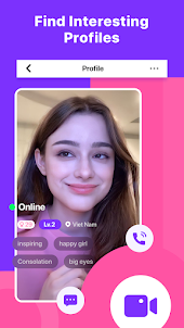 PeachU: Video chat with friend