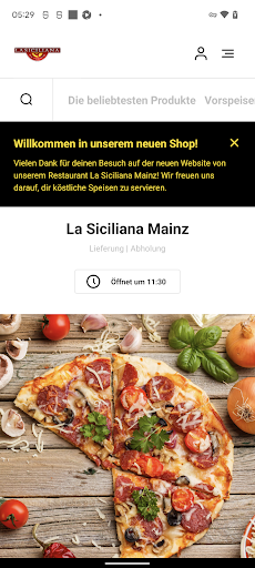 Android application La Siciliana Mainz screenshort