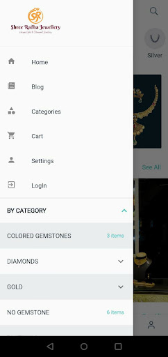 Android application Shree Radha Jewellers screenshort